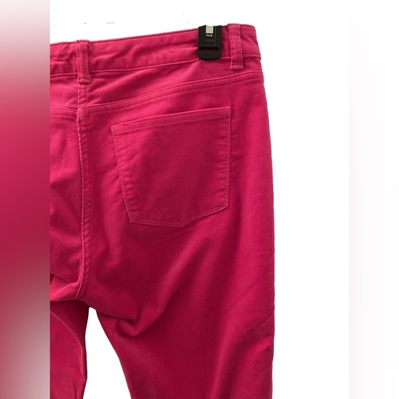 346 Brooks Brothers Hot Pink NWOT "Natalie Fit" Micro Corduroy 5-Pocket Pants - Picture 4 of 10